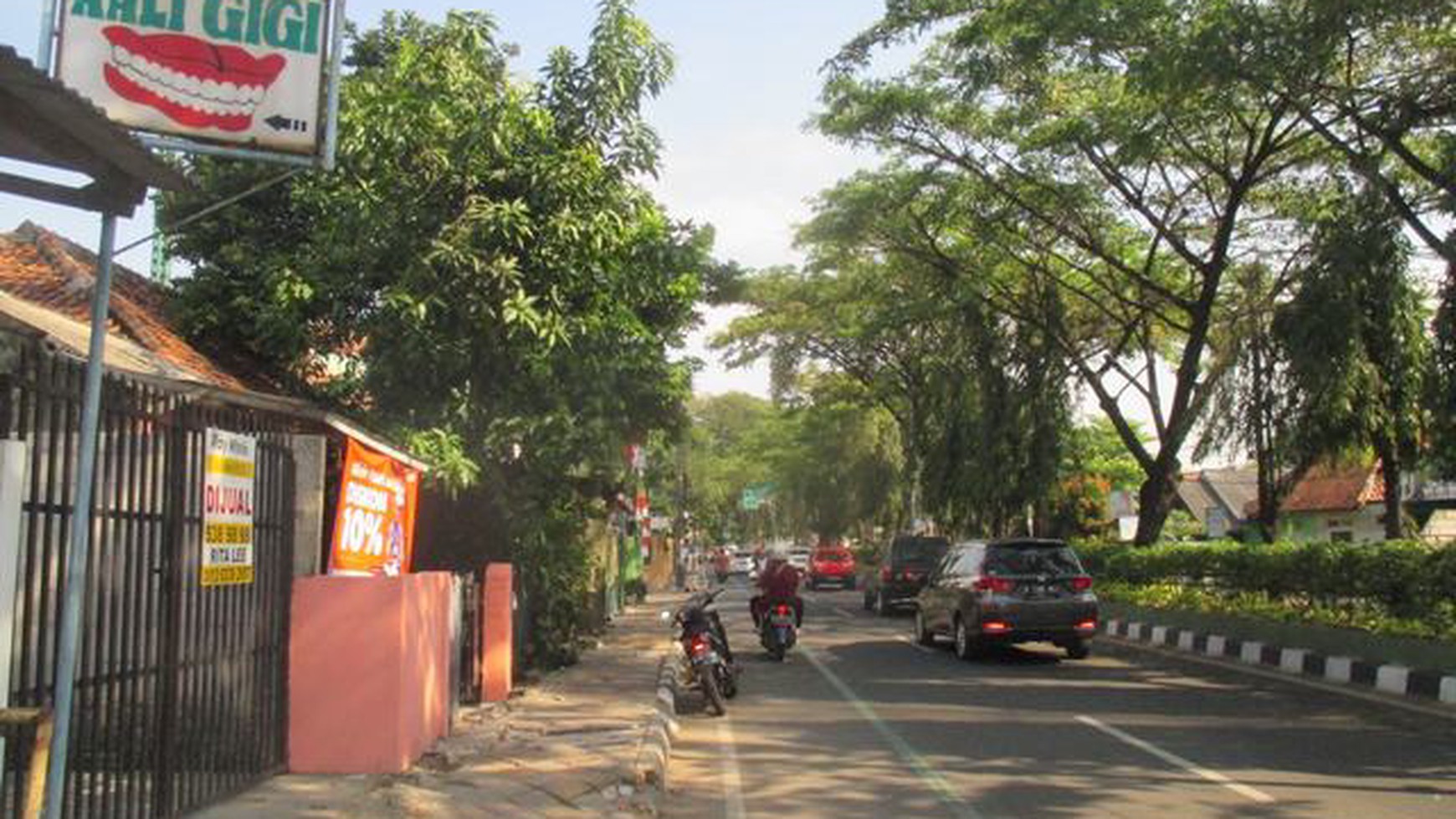 Tanah Berikut Rumah dan Beberapa Kios Pinggir Jalan Raya TMP Taruna, Suka Asih Tangerang