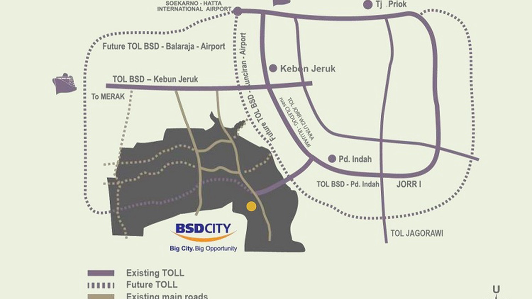 Rumah Bangunan Mandiri di DeLatinos BSD City, Dekat Toll Jorr & KRL Rawa Buntu 