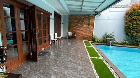 Rumah di Bintaro, dengan Pool, Siap Huni Lokasi dalam cluster Mandar Bintaro Tangerang Selatan..