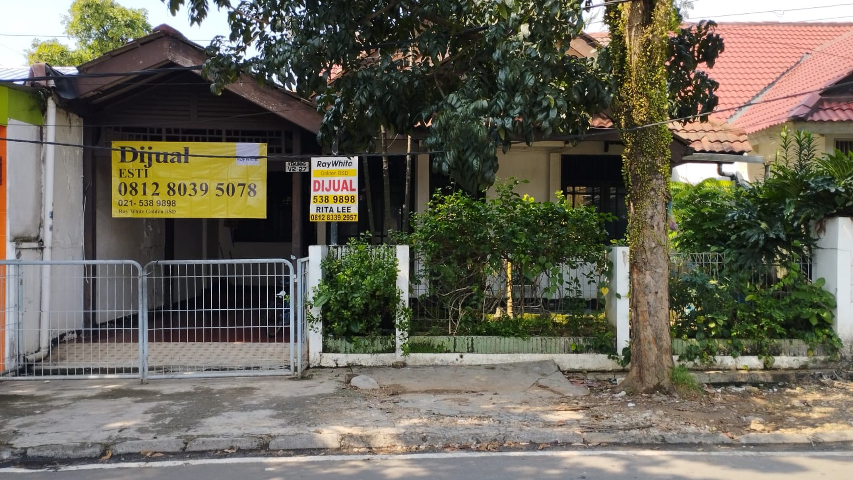 jual cepat bu rumah 1 lantai harga nego, lokasi strategis, cocok untuk usaha, rawabuntu utara bsd city serpong tangerang banten