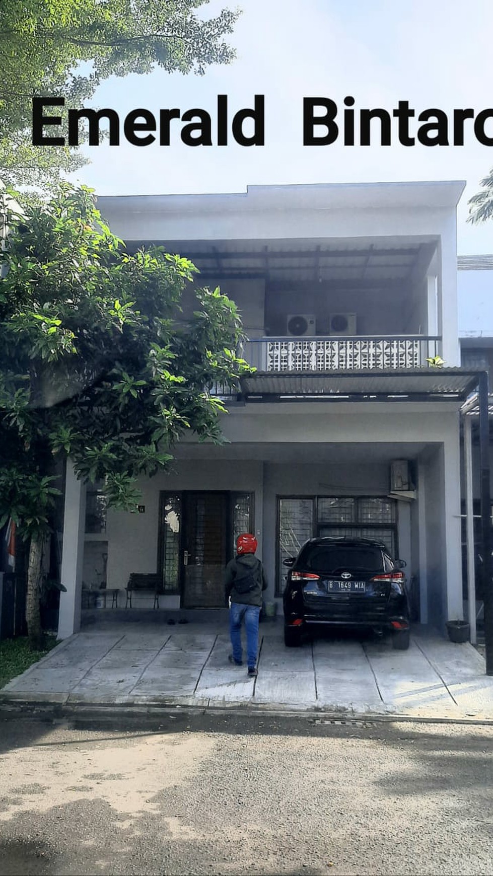 Rumah Depan Taman, Siap Huni dan Minimalis @Emerald Res Bintaro jaya