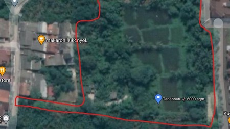 Tanah Ngantong Diarea Beji Depok Cocok Untuk Perumahan & Cluster Nempel Toll Deseri