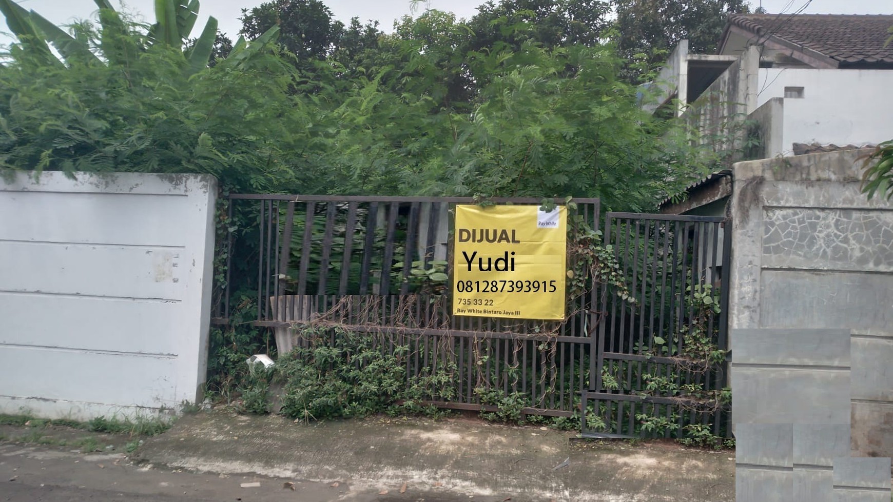 Tanah Bagus Diarea Jl Nusa Jaya Pondok Ranji Sudah Dipagar & Tertata Rapi