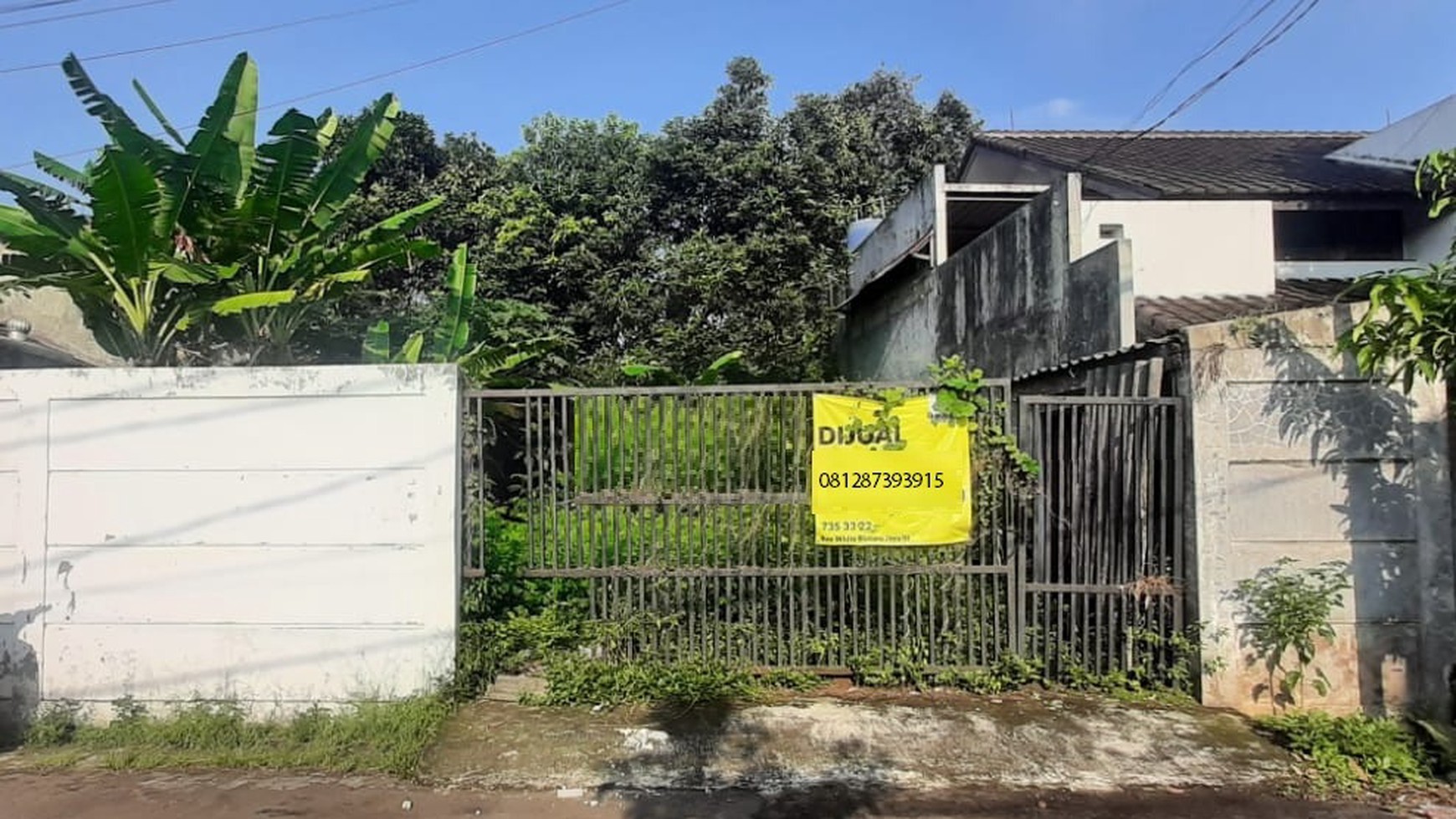 Tanah Bagus Diarea Jl Nusa Jaya Pondok Ranji Sudah Dipagar & Tertata Rapi