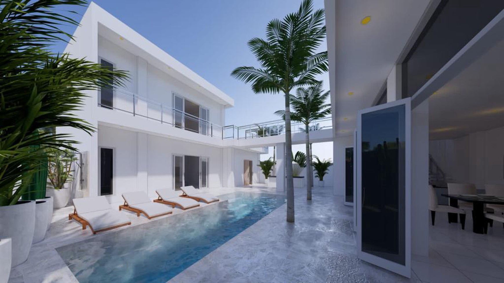 Modern villa with open space design Pererenan Canggu Bali