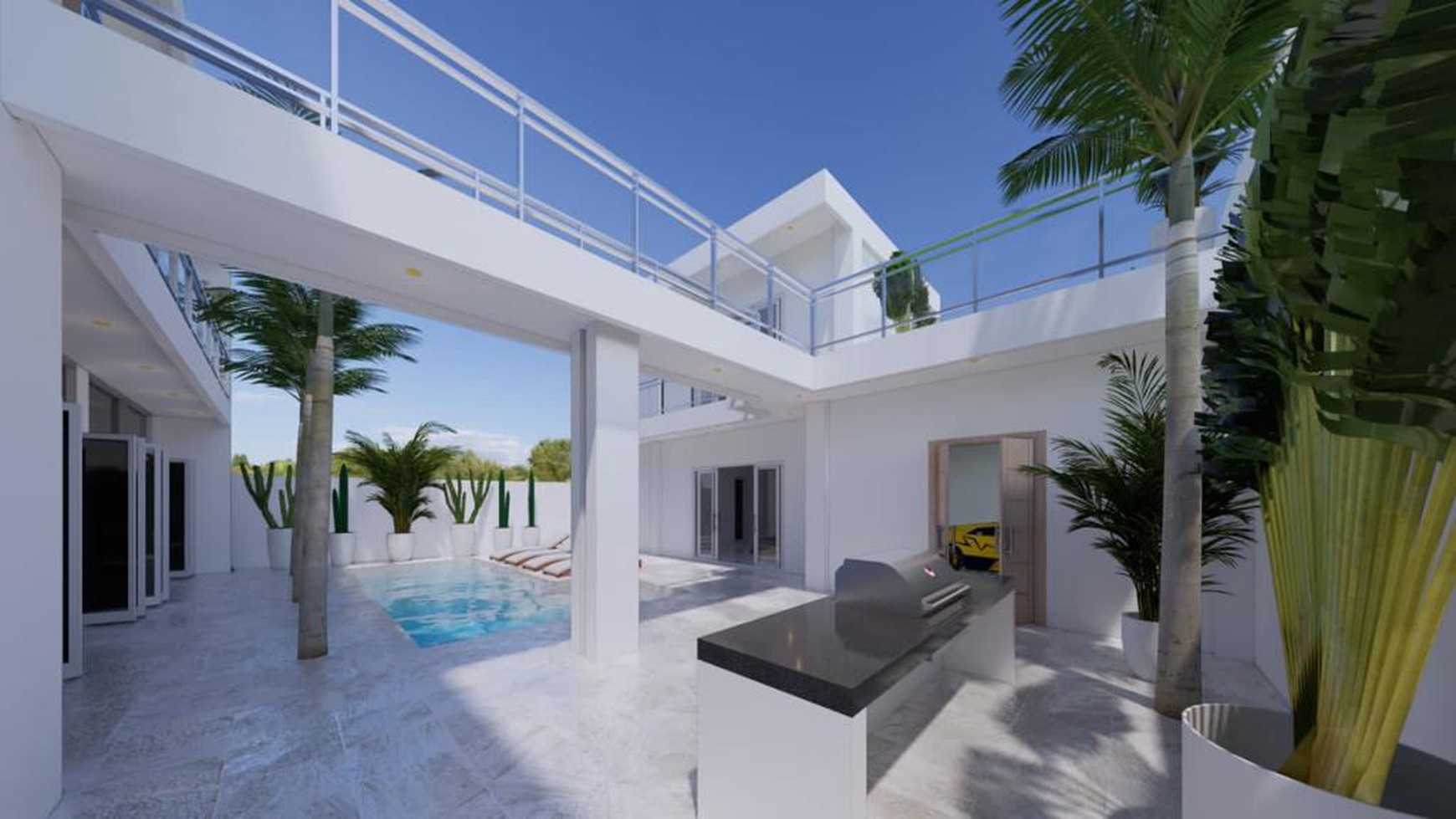 Modern villa with open space design Pererenan Canggu Bali