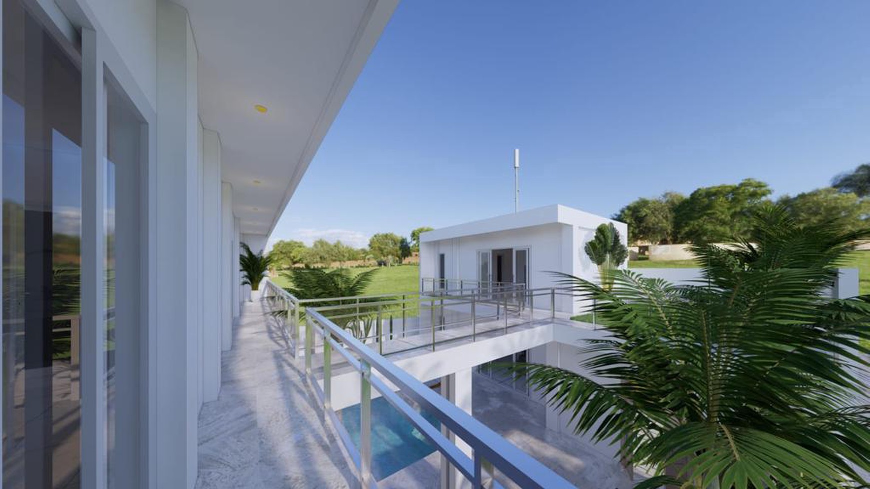 Modern villa with open space design Pererenan Canggu Bali