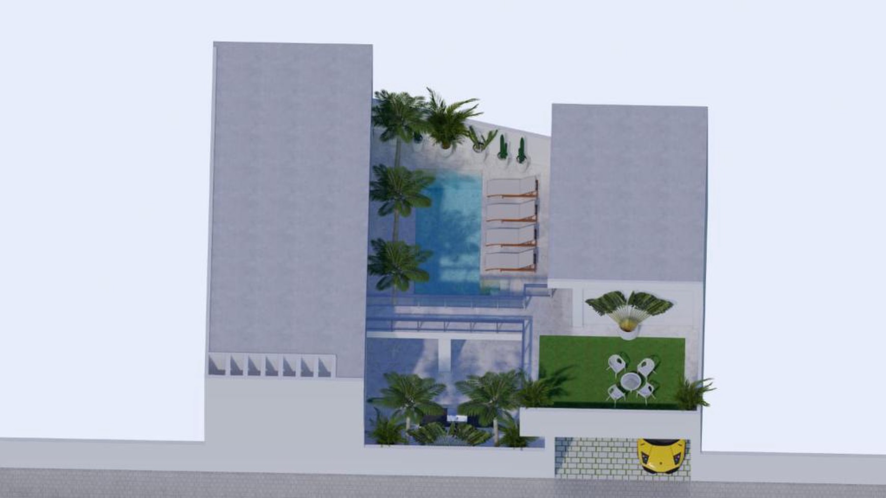 Modern villa with open space design Pererenan Canggu Bali