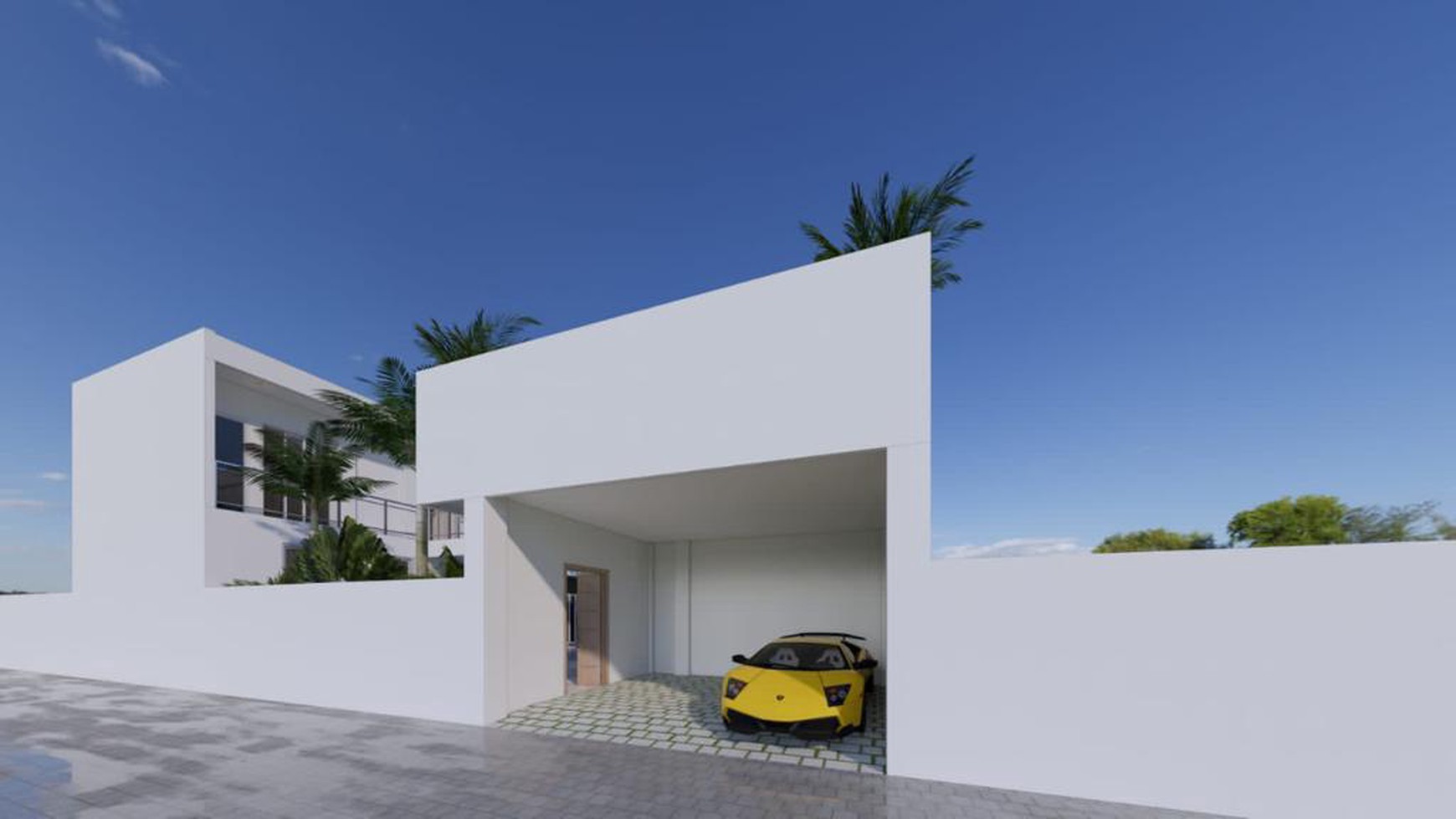Modern villa with open space design Pererenan Canggu Bali