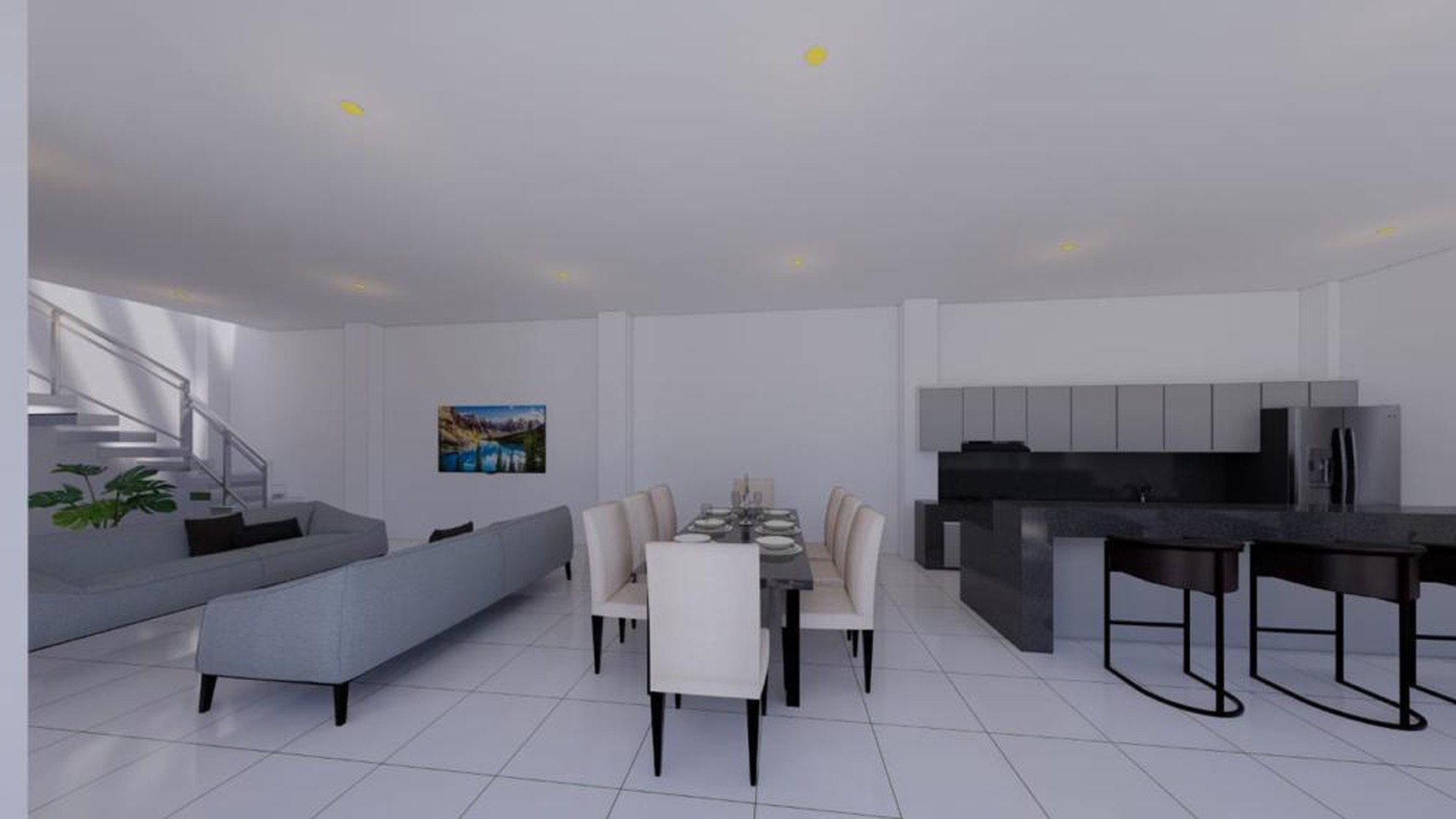 Modern villa with open space design Pererenan Canggu Bali