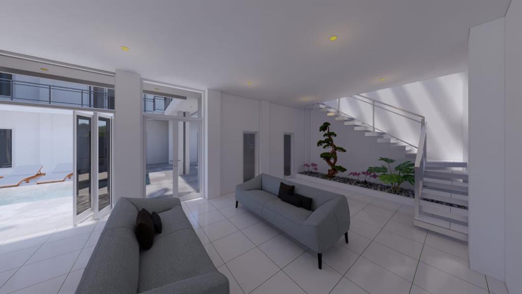 Modern villa with open space design Pererenan Canggu Bali