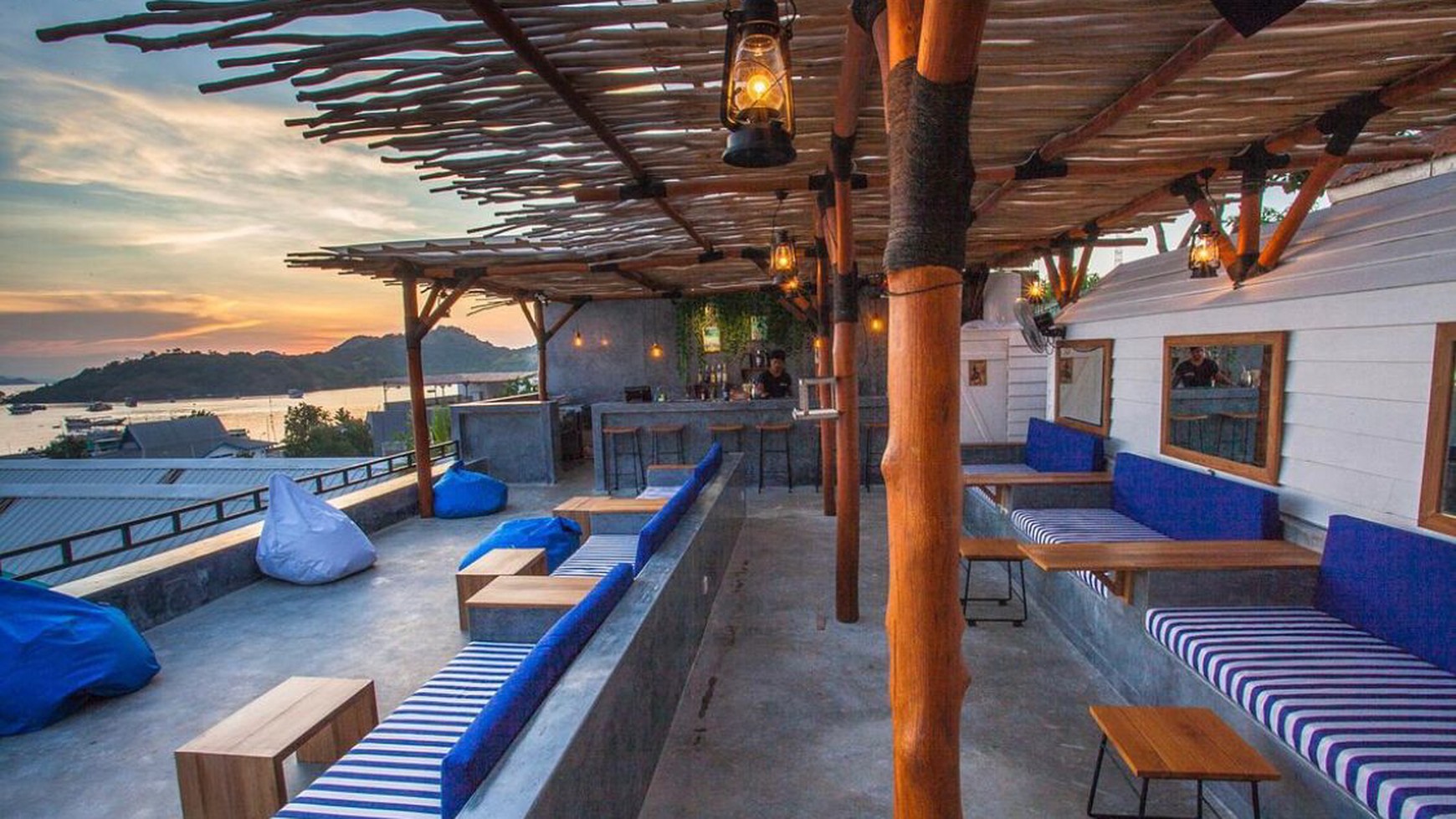 For Sale Freehold - Restaurant , bar and rooms with harbour view in the tourist centre of Labuan Bajo city , East Nusa Tenggara.