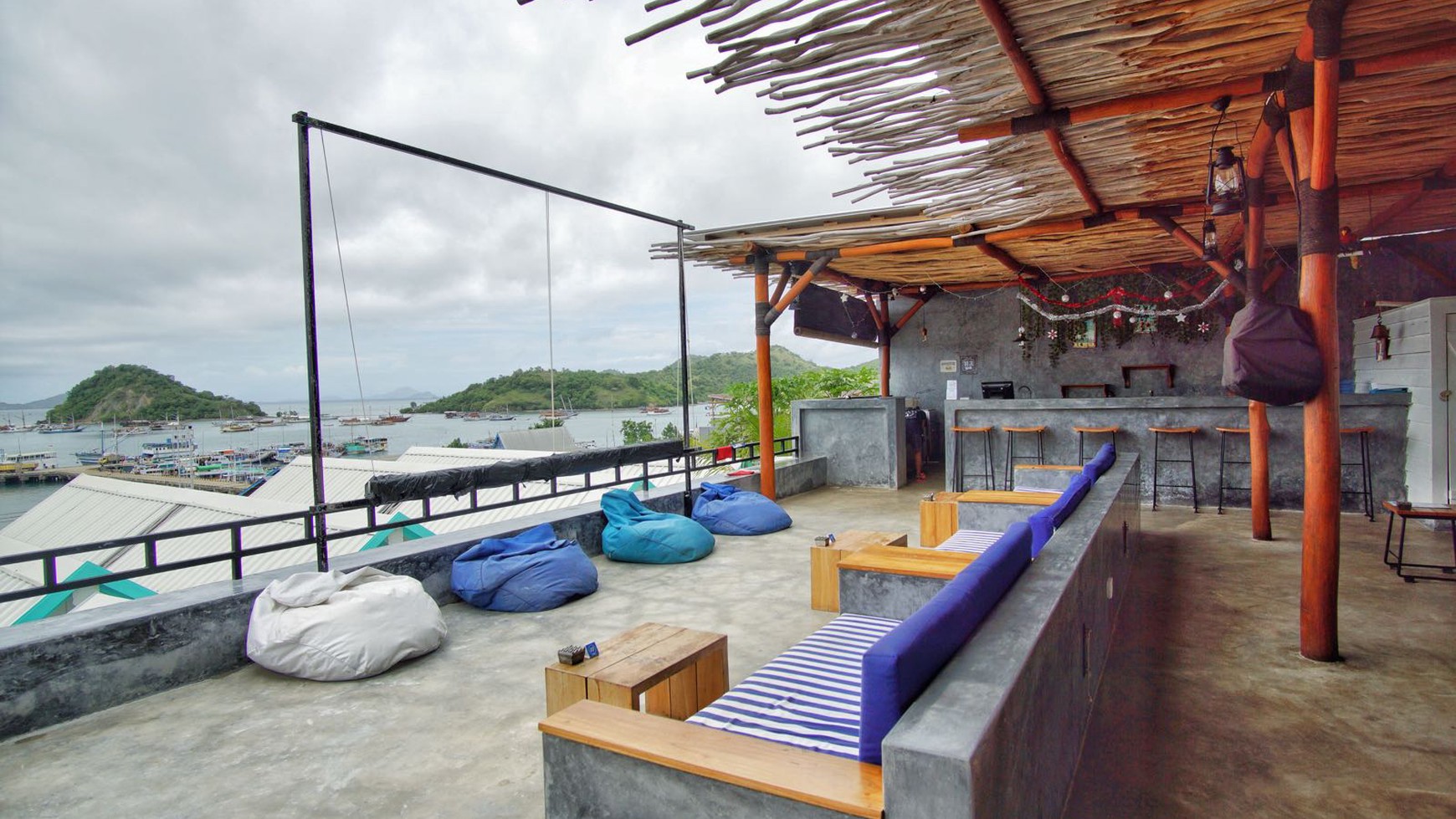 For Sale Freehold - Restaurant , bar and rooms with harbour view in the tourist centre of Labuan Bajo city , East Nusa Tenggara.