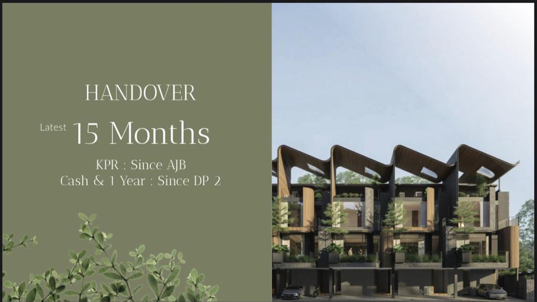 Modern and Iconic Brand new Townhouse Kemang