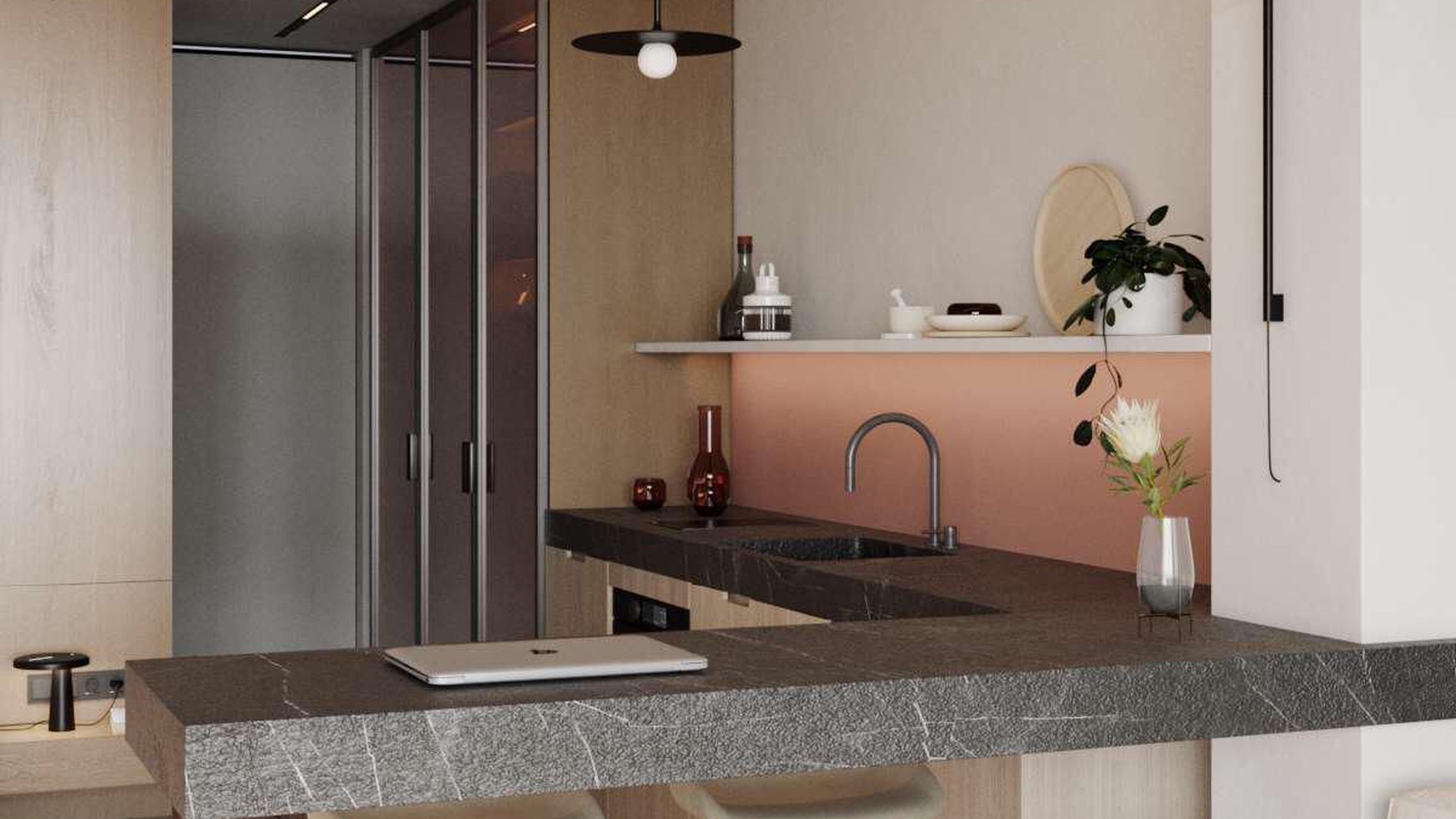 For Sale Leasehold - Brand new 5 stars complex apartment with unique style Canggu Bali / S 