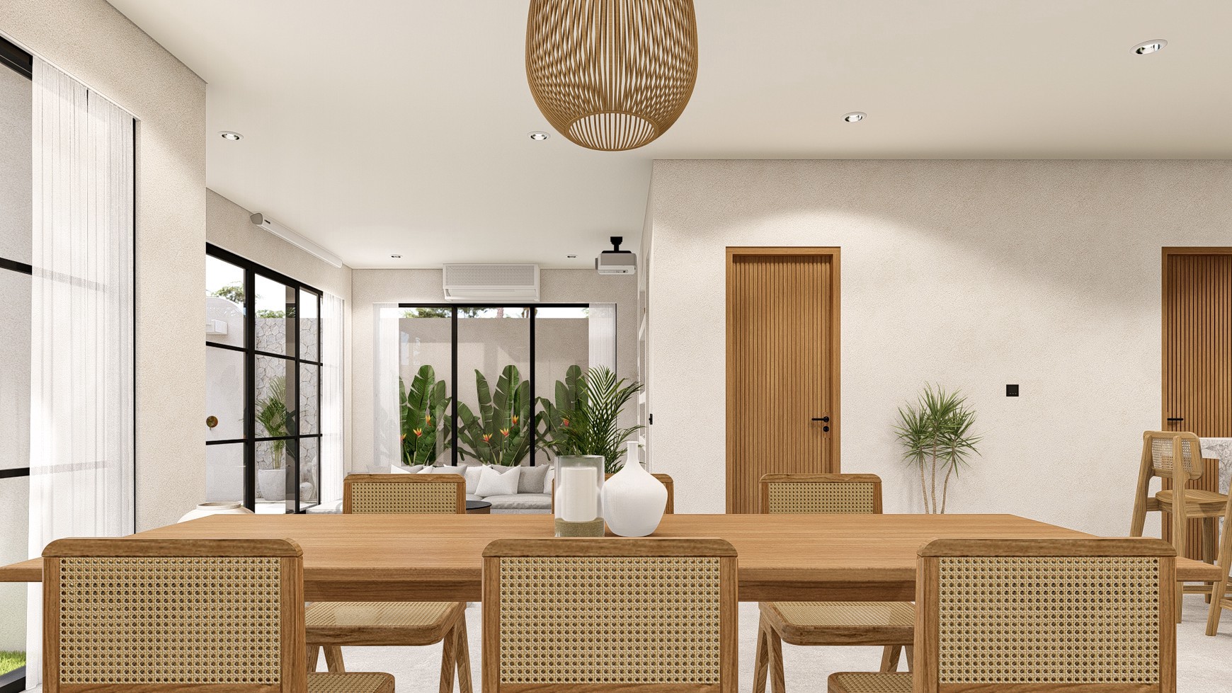 For Sale Leasehold - Brand new modern villa 3 bedrooms with rooftop 2 minutes to Seseh beach with ocean view Bali