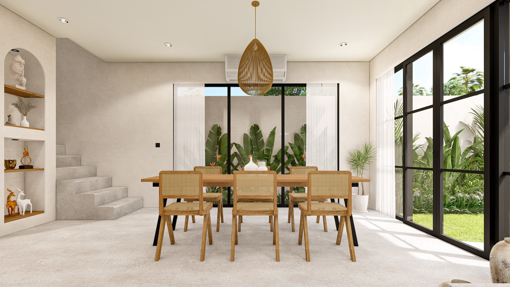 For Sale Leasehold - Brand new modern villa 3 bedrooms with rooftop 2 minutes to Seseh beach with ocean view Bali