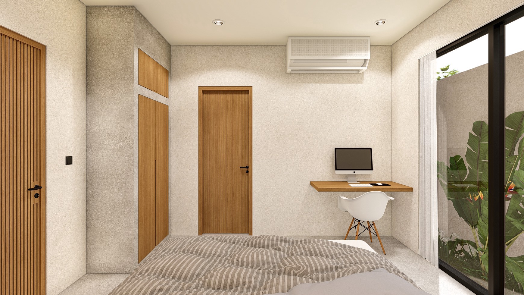 For Sale Leasehold - Brand new modern villa 3 bedrooms with rooftop 2 minutes to Seseh beach with ocean view Bali