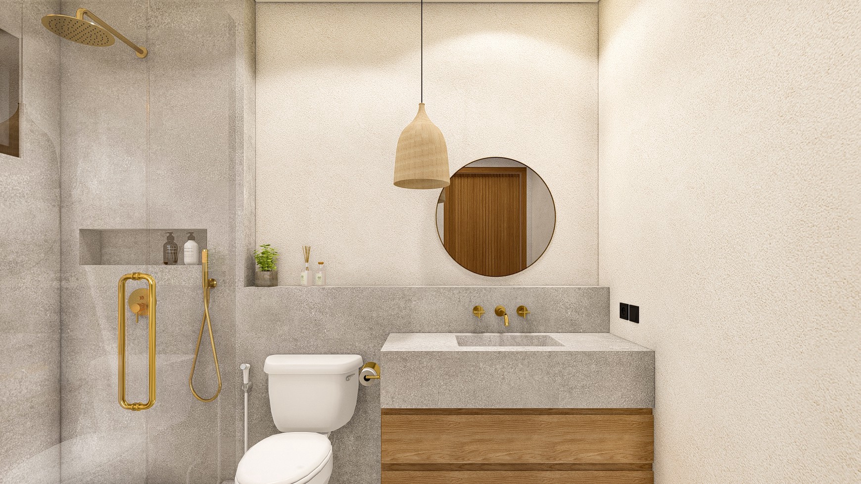 For Sale Leasehold - Brand new modern villa 3 bedrooms with rooftop 2 minutes to Seseh beach with ocean view Bali