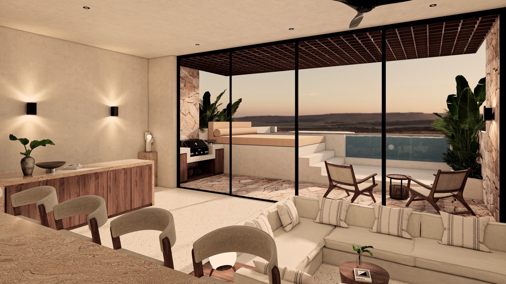 For sale Leasehold - Brand new apartment Penthouse Suite 2 bedrooms with modern design , Tumbak Bayuh Bali