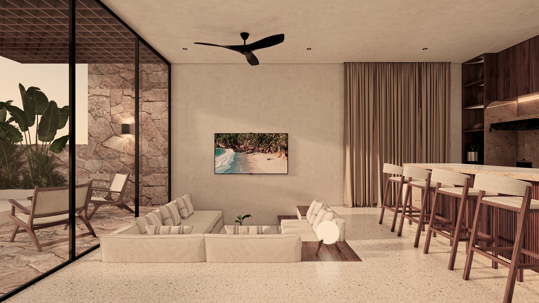 For sale Leasehold - Brand new apartment Penthouse Suite 2 bedrooms with modern design , Tumbak Bayuh Bali