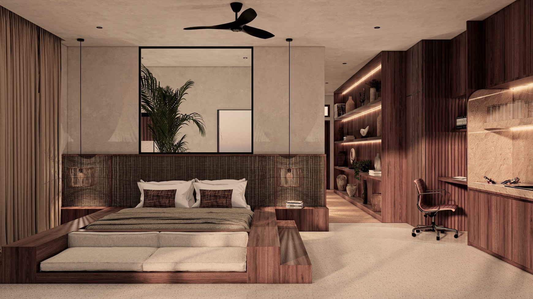 For sale Leasehold - Brand new apartment Penthouse Suite 2 bedrooms with modern design , Tumbak Bayuh Bali