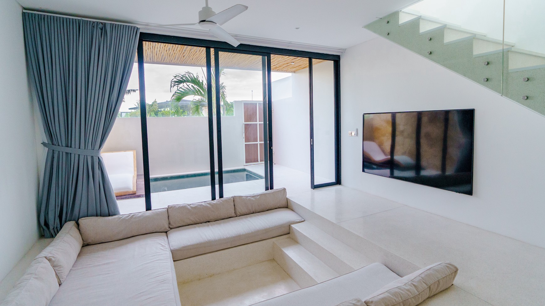 For Sale Leasehold - Brand new apartment 1 bedroom with rice field view in quiet spot Pererenan , Canggu Bali