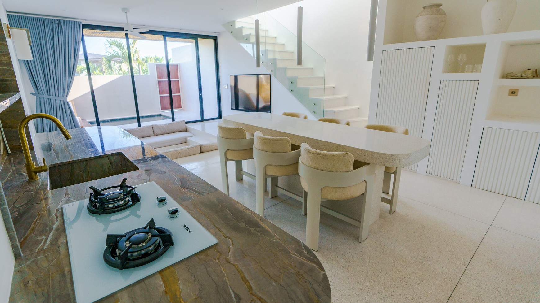 For Sale Leasehold - Brand new apartment 1 bedroom with rice field view in quiet spot Pererenan , Canggu Bali