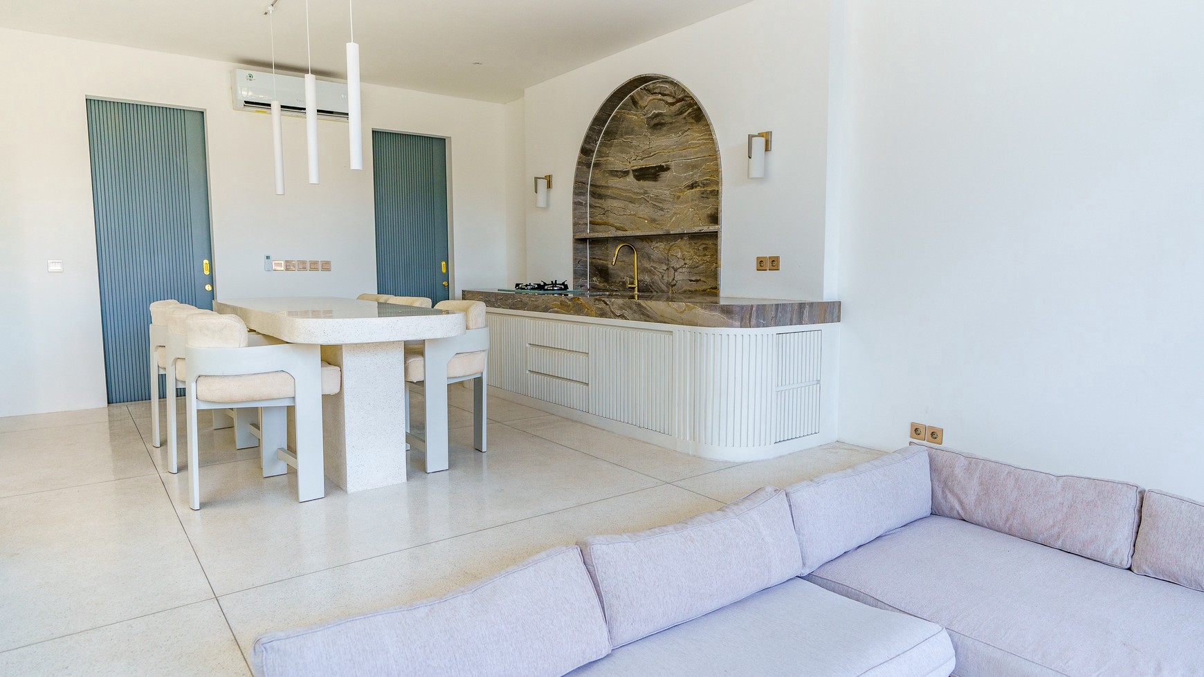 For Sale Leasehold - Brand new apartment 1 bedroom with rice field view in quiet spot Pererenan , Canggu Bali