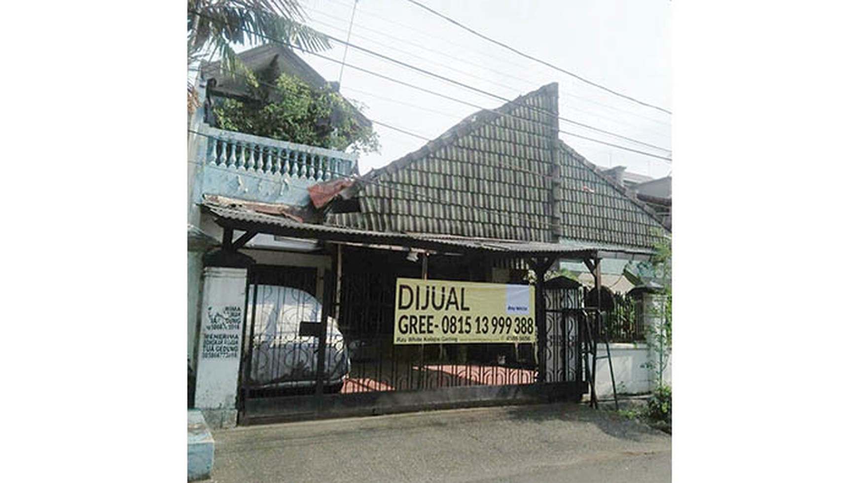 Rumah Tua Pulomas Timur Luas 246m2, harga masih nego, strategis