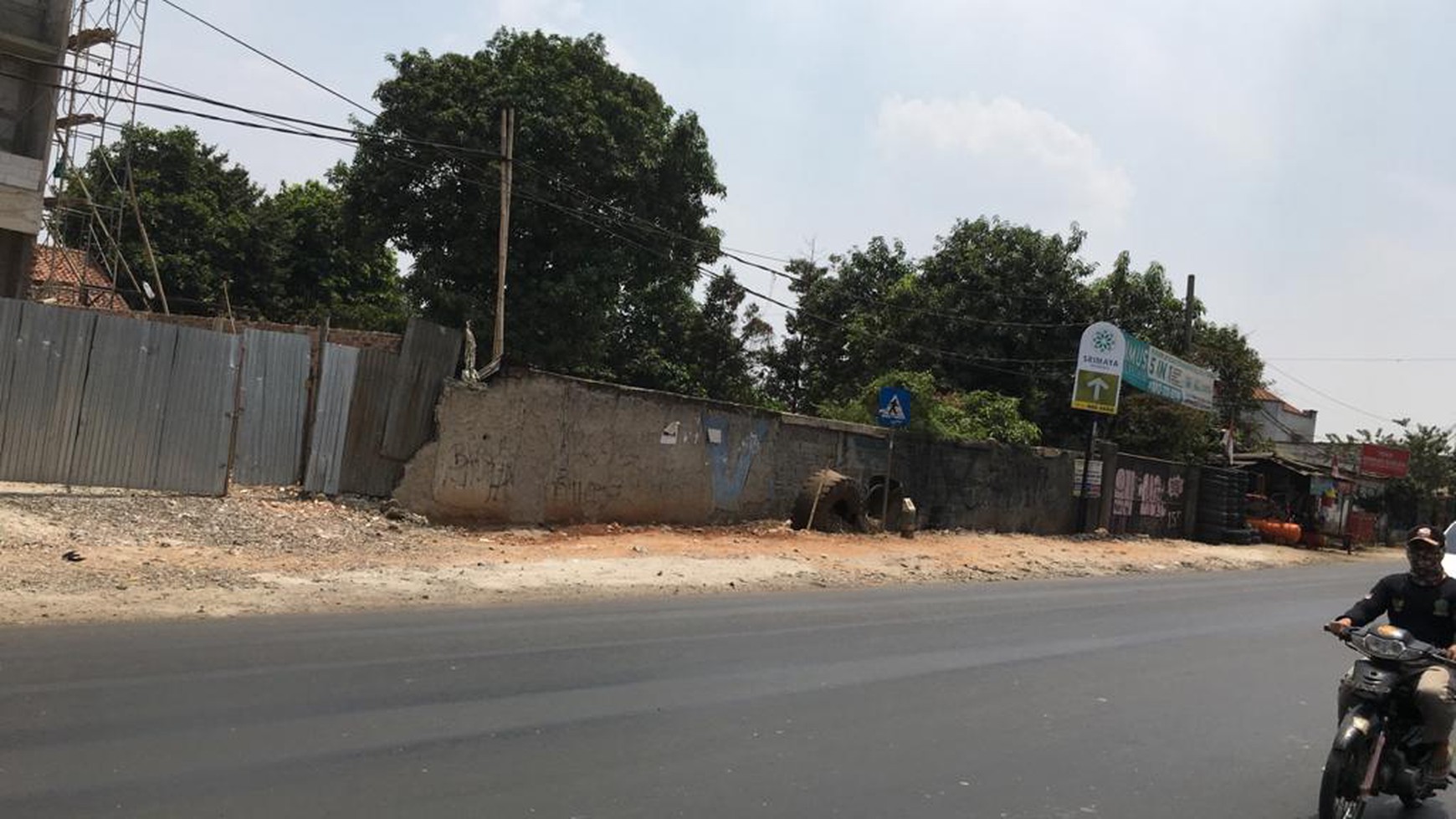 Kavling siap pakai di Jalan Raya Narogong