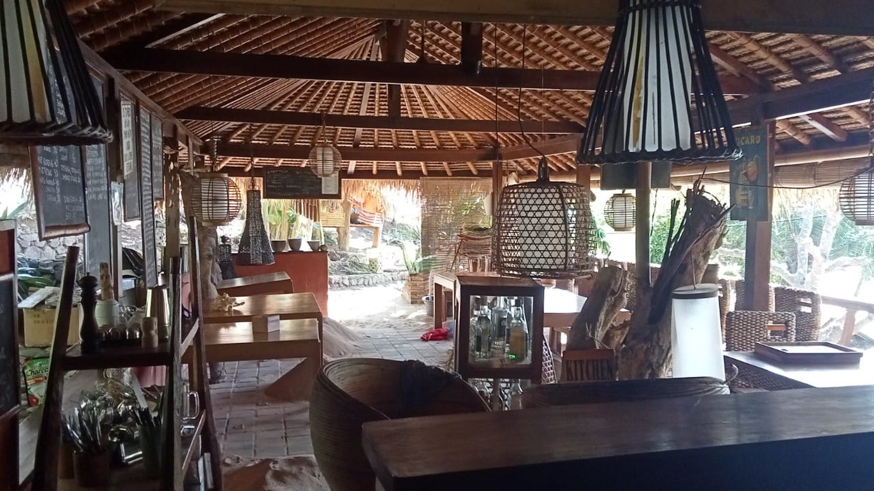 Ocean front resort for sale with pristine beachfront available with legal entity ( PT. PMA )  in Gili Gede , Lombok 