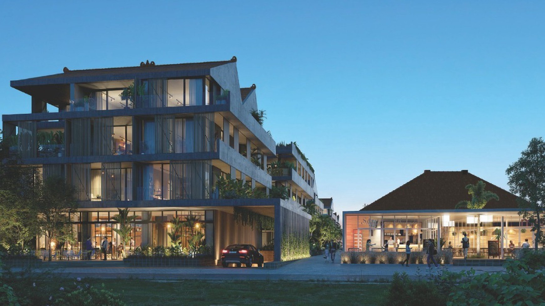 For Sale Freehold - Modern luxury apartment close by Finns and Atlas beach club Canggu - 1