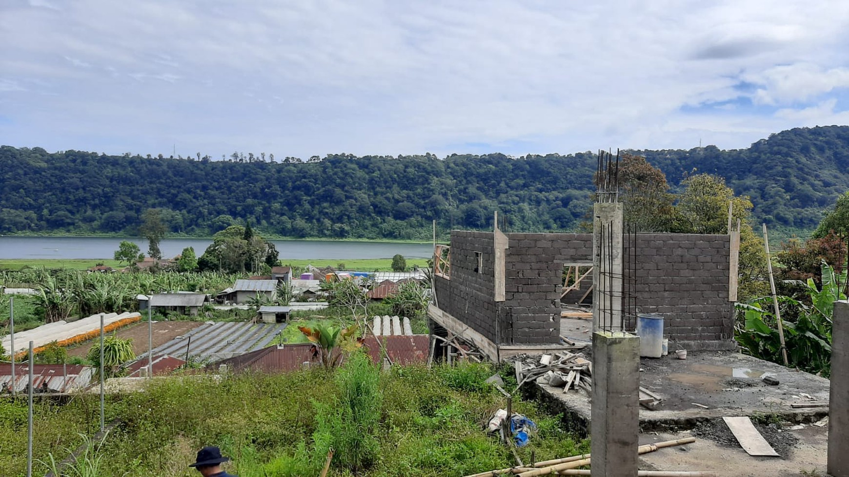 For Sale Freehold -  Land with  beautiful lake view Buyan in Bedugul with a new building bonus      