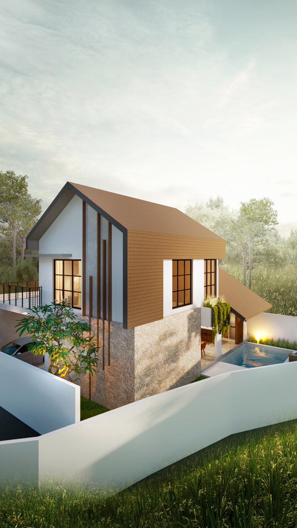 For Sale Freehold - Brand new villa modern full furnish in area Tabanan - type LK 1