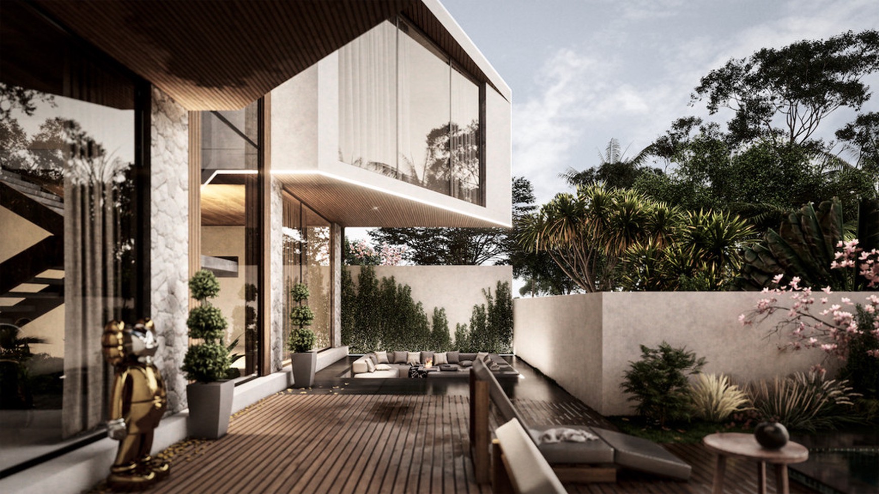 For Sale Leasehold - Brand new luxury villa 4 + 5 bedrooms for living / investment near Atlas and Finns beach club Bali