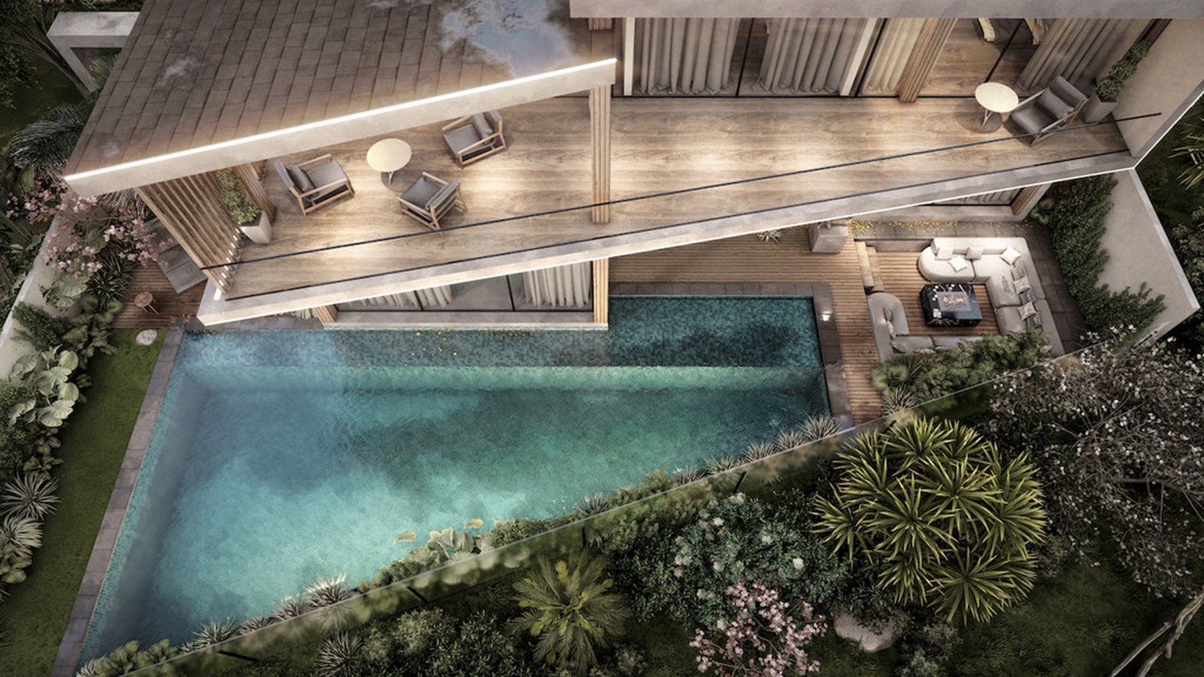 For Sale Leasehold - Brand new luxury villa 4 + 5 bedrooms for living / investment near Atlas and Finns beach club Bali