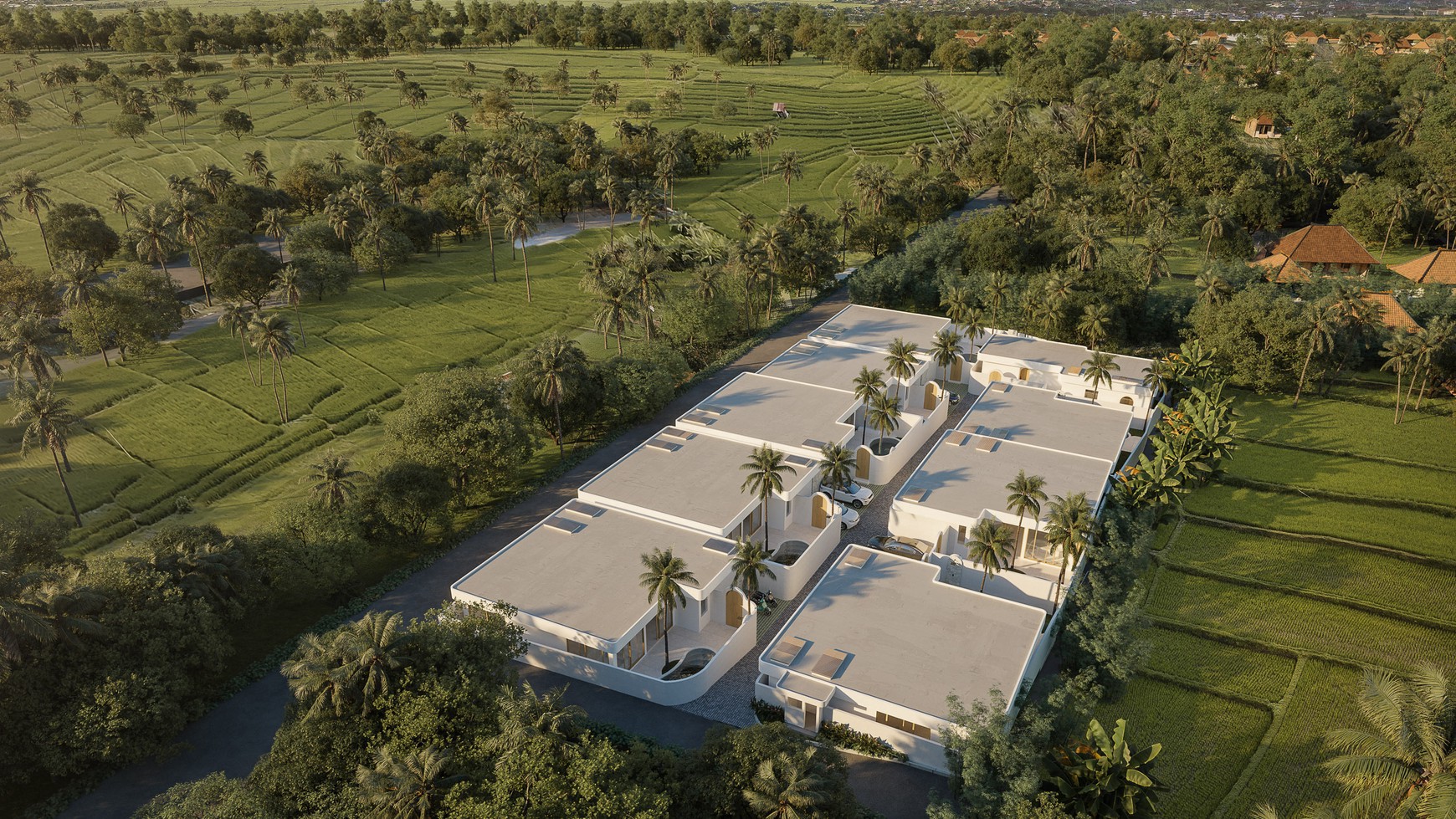 For Sale Leasehold - Brand new modern tropical luxury villa 3 bedrooms area Tumbak Bayuh Bali