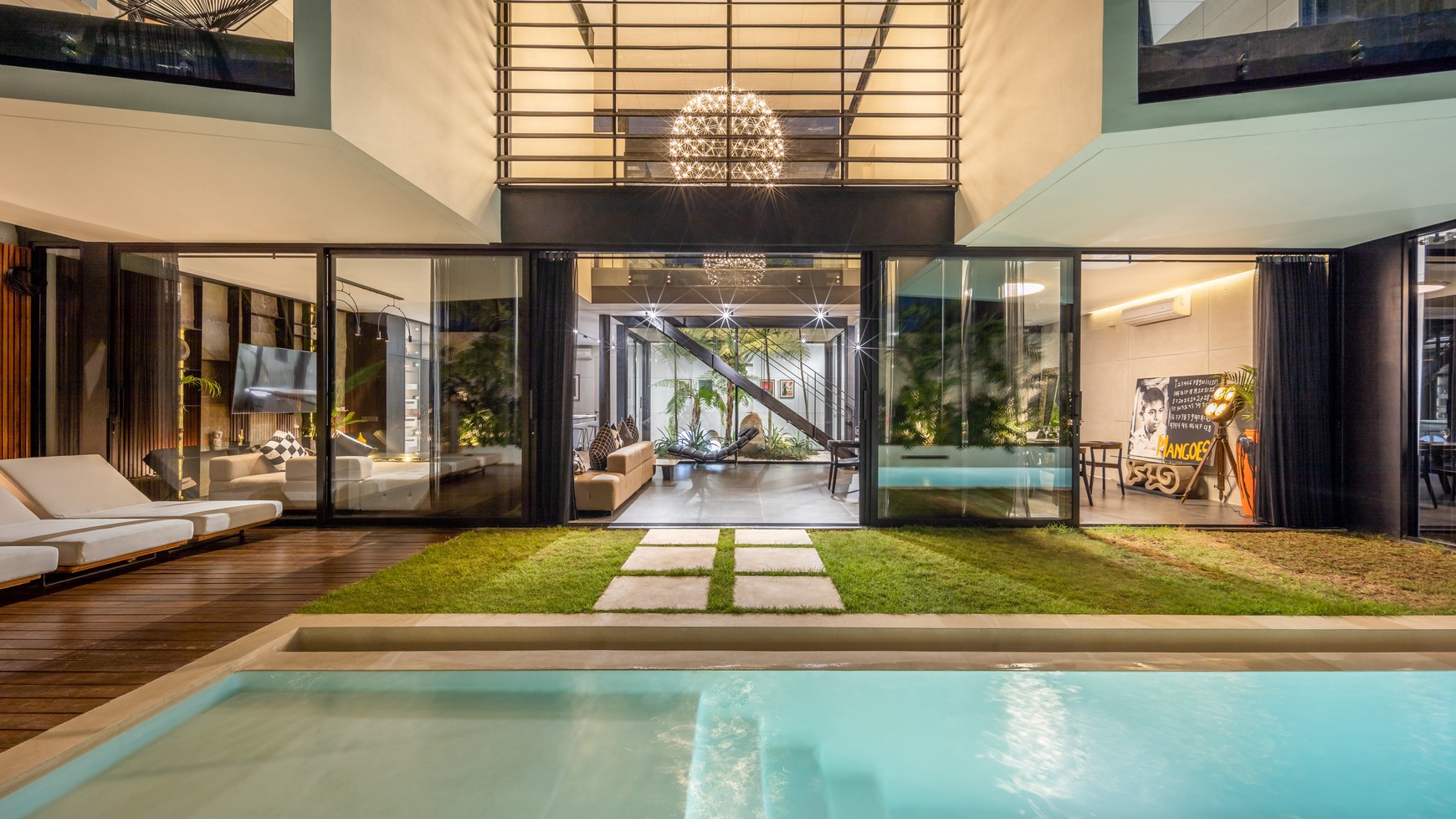 For Sale Leasehold - Brand new luxury villa with modern design and interior area Berawa , Canggu