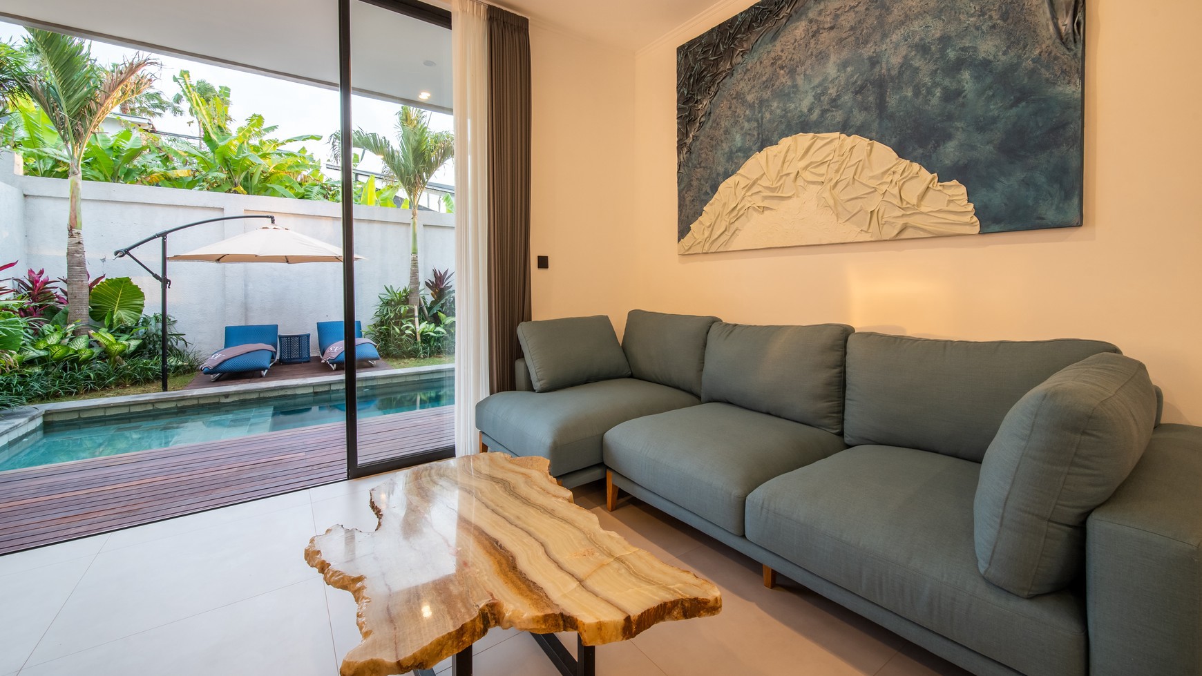 For Sale Leasehold - Brand new modern villa 3 bedrooms in the heart of Berawa - Canggu