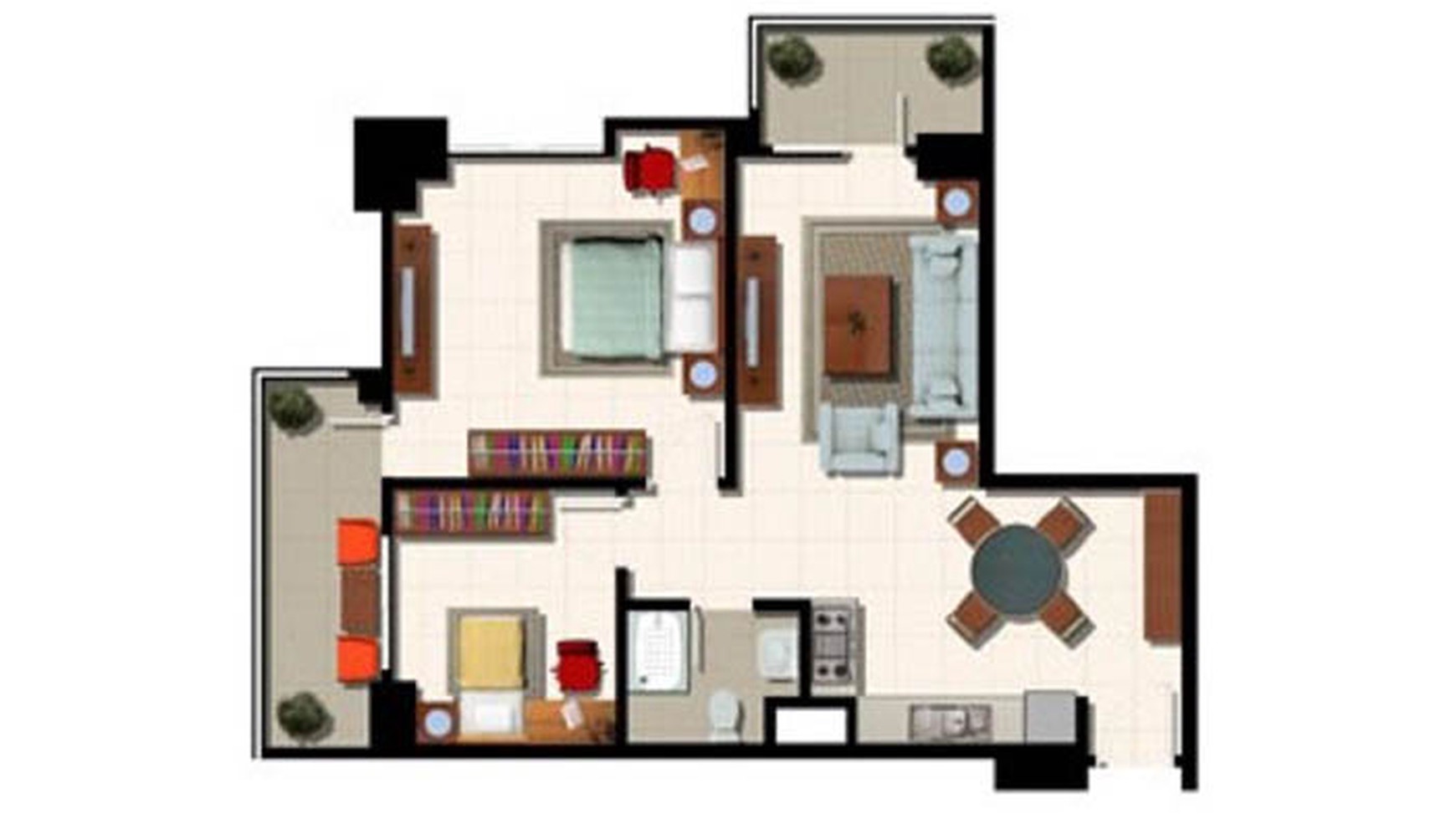 Apartemen Paladian Park Twr A, Kelapa Gading Luas 79m2