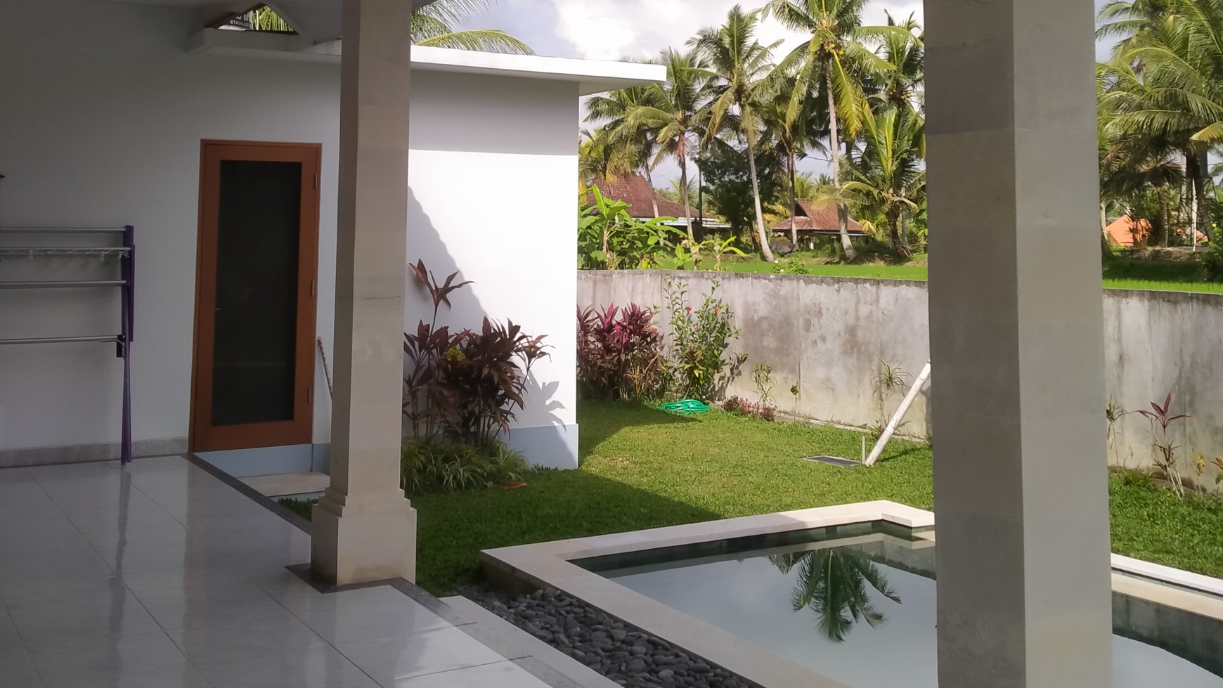 2 Bedroom Leasehold Villa with Rice Field View for Sale Located 5 Minutes from Ubud Center