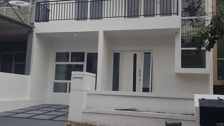 Rumah baru  renovasi , 2 lt, keamanan 24 jam, dalam Cluster di Bintaro Sektor 9, onegate system,  hrg nego, dekat dg freshmart , RS , Masjid , kuliner, shm.