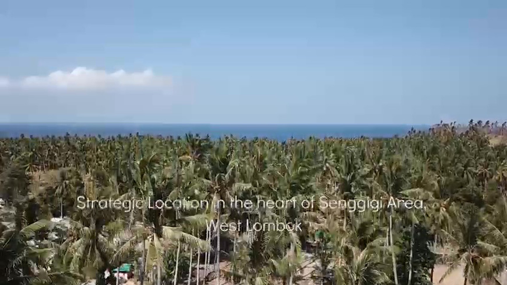 Lahan komersial di Senggigi Lombok View Pantai