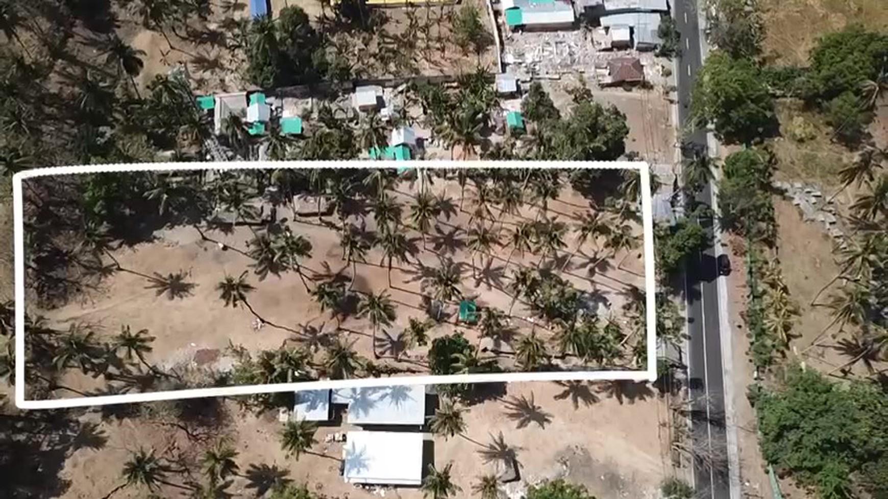 Lahan komersial di Senggigi Lombok View Pantai