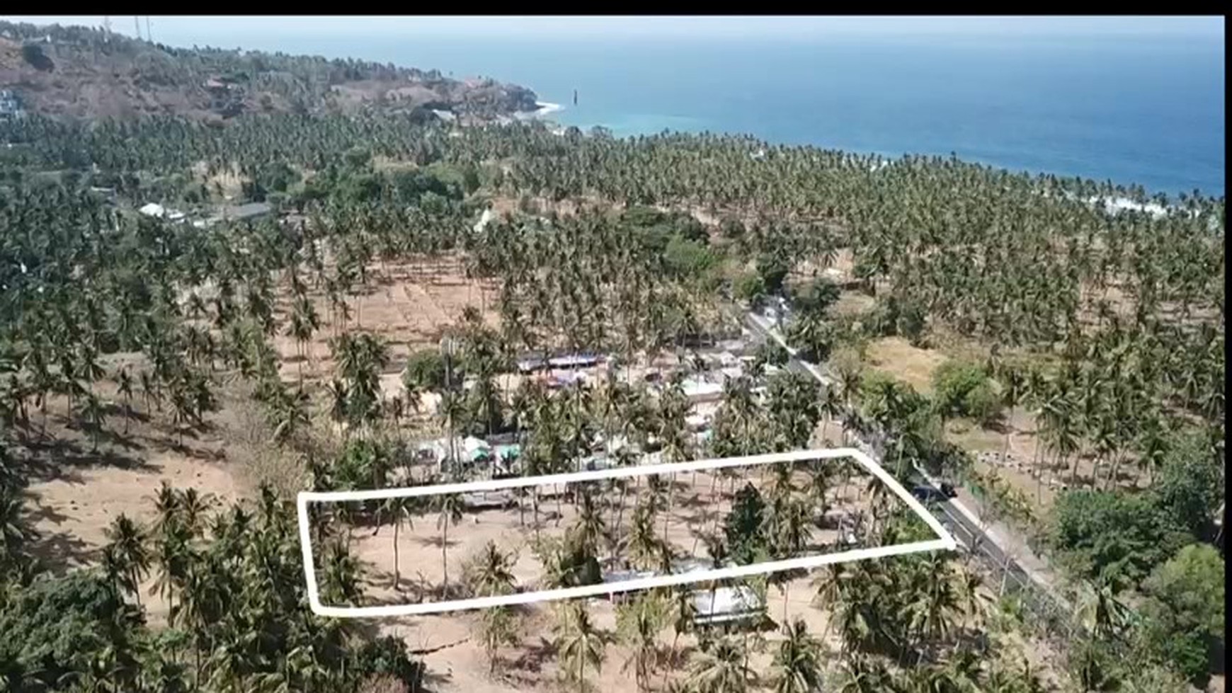 Lahan komersial di Senggigi Lombok View Pantai