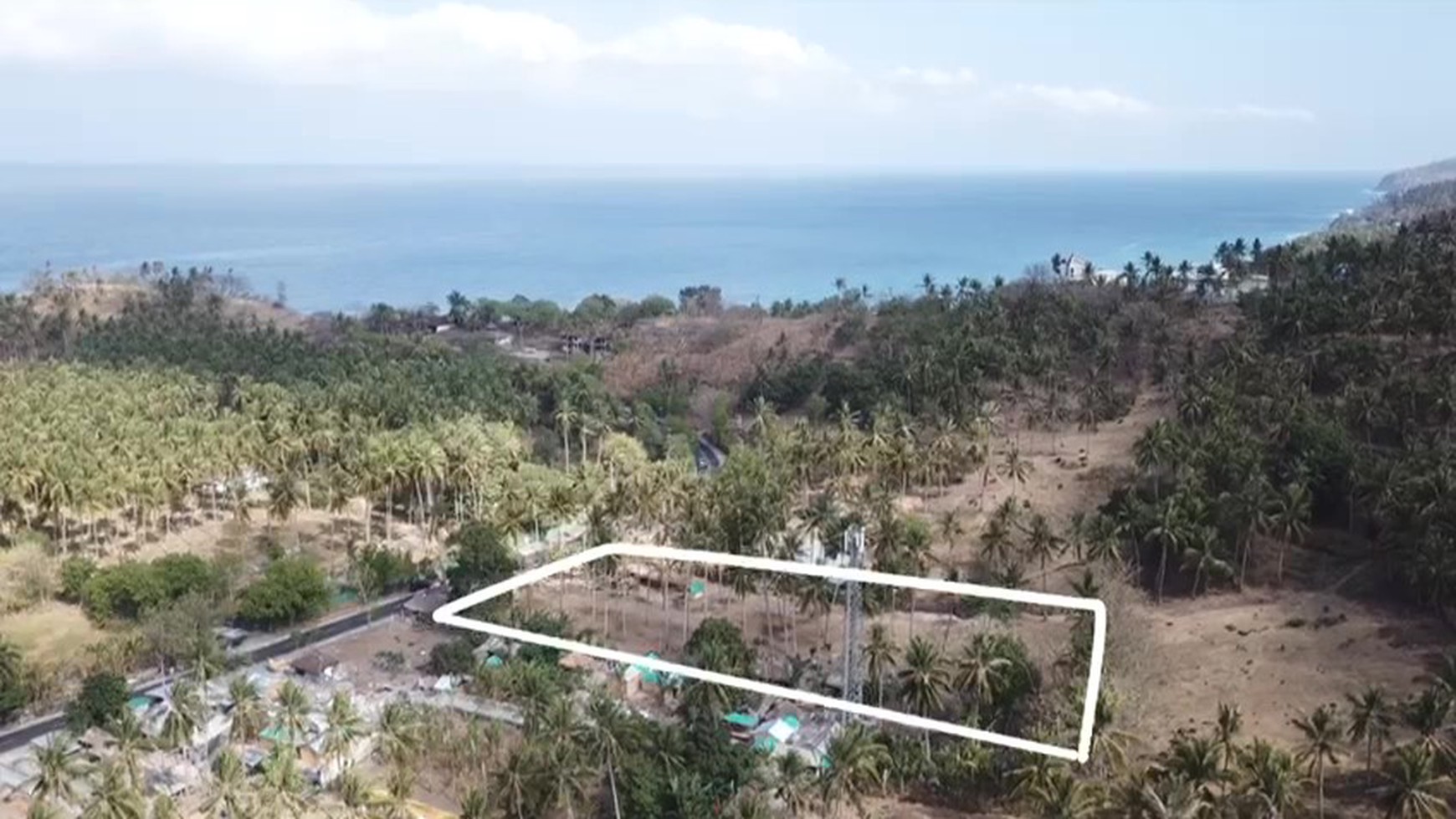 Lahan komersial di Senggigi Lombok View Pantai