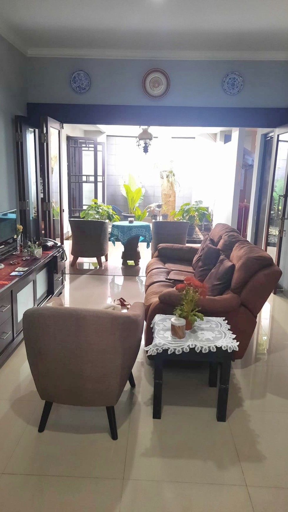 dijual cepat rumah asri depan taman lingkungan tenang griya loka bsd city serpong tangerang banten