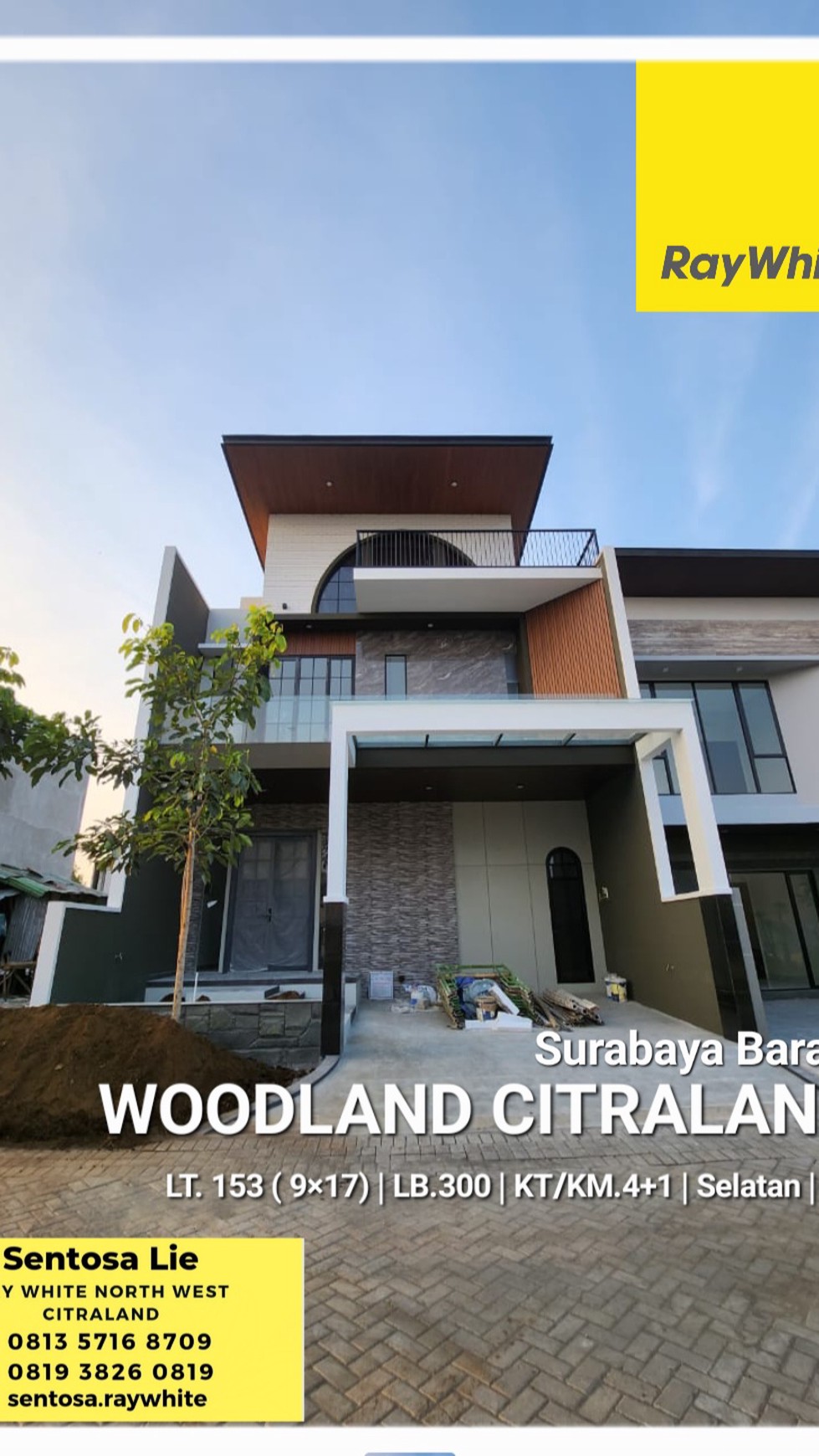 Rumah Baru Woodland Citraland New ATTIC ROOFTOP Design plus GROHE Sanitary , VERTICAL Garden  Siap Huni