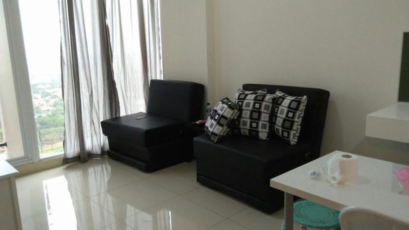 dijual apartemen tree park bsd city, type 1 BR, strategis, tengah kota, akses mudah, pusat bisnis, good invest, siap huni